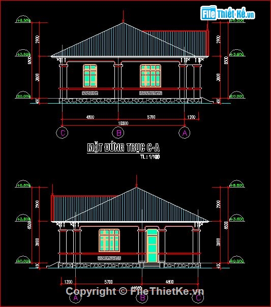 kiến trúc nhà ăn công nhân,file cad kiến trúc nhà ăn,nhà máy bột nghiền Nghệ An