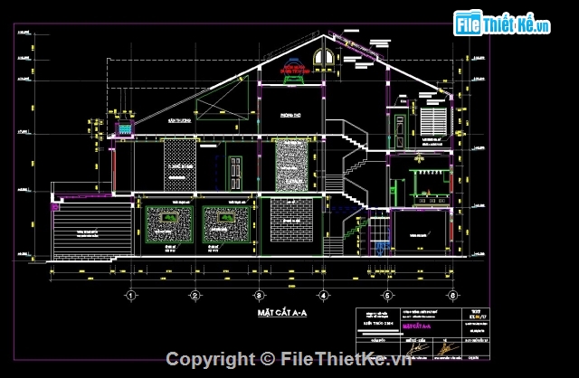 kiến trúc nhà đẹp,Bản vẽ nhà dân,nhà 2.5 tầng,mẫu nhà phố đẹp