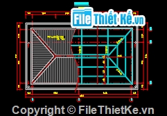 Bản vẽ nhà điều hành,bản vẽ nhà quản lý,bảm vẽ kiến trúc nhà điều hành,nhà điều hành 5.32x9.32m