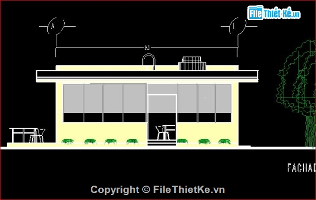 bản vẽ nhà hàng,nhà hàng quán bar,thiết kế nhà hàng quán bar