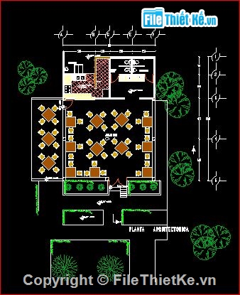 bản vẽ nhà hàng,nhà hàng quán bar,thiết kế nhà hàng quán bar