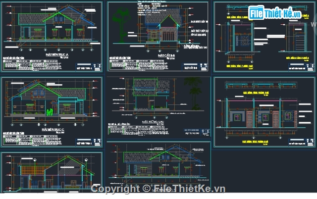 nhà cấp 4,1 tầng,nhà ở cấp 4,kiến trúc 1  tầng