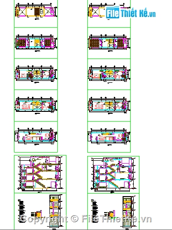 Bản vẽ,Bản vẽ nhà phố,nhà 4 tầng,4 tầng,kiến trúc 4 tầng,Bản vẽ kiến trúc nhà phố