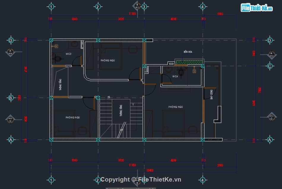 nhà 4 tầng,nhà phố 4 tầng,kiến trúc nhà 4 tầng