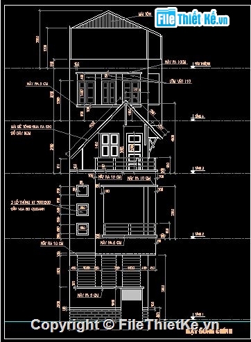 Bản vẽ nhà phố,nhà 4 tầng,kiến trúc 4 tầng,kiến trúc đẹp