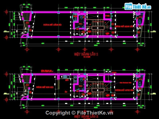 Nhà lệch tầng,bản vẽ 6 tầng,nhà phố 6 tầng,nhà kích thước 3.6 x 17.3m