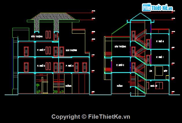 Bản vẽ nhà phố,kiến trúc đẹp,bản vẽ kiến trúc,các mẫu nhà phố đẹp