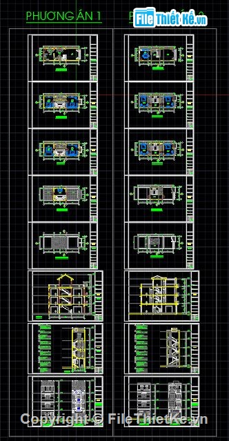 nhà ống 4 tầng,Nhà ống 3 tầng 1 tum,nhà phố 3 tầng 1 tum,bản vẽ nhà phố 3 tầng 1 tum,nhà phố 3 tầng 1 tum file cad