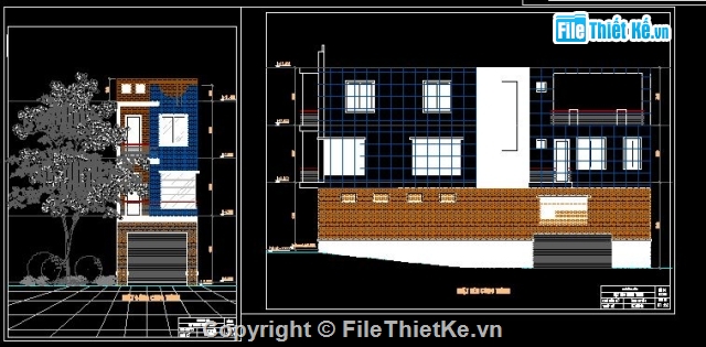 Bản vẽ nhà phố,nhà mặt phố,Bản vẽ kiến trúc nhà phố,nhà trên mảnh đất hình thang