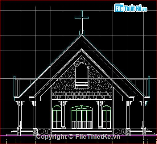 kiến trúc đẹp,kiến trúc nhà thờ đẹp,bản vẽ nhà thờ,thiết kế mẫu nhà thờ