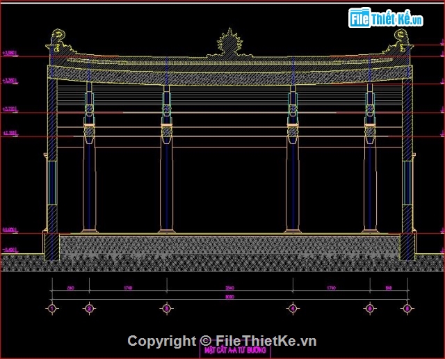 nhà thờ đẹp,kiến trúc nhà thờ,mẫu nhà thờ 3 gian