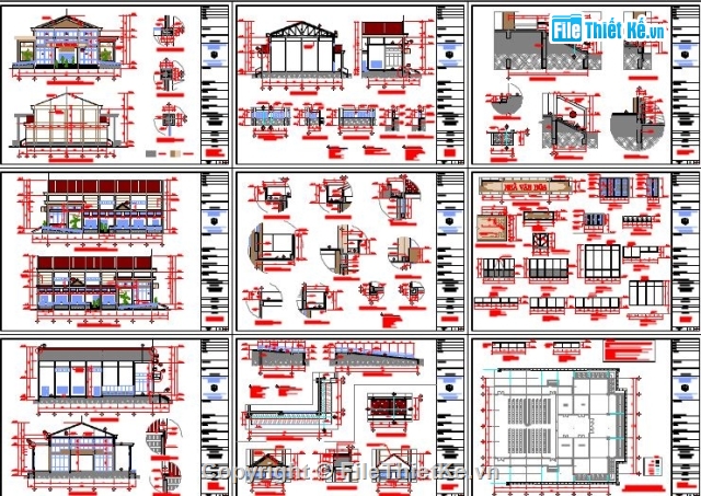 nhà văn hóa,nhà văn hóa huyện,bản vẽ nhà văn hóa,thiết kế nhà văn hóa,nhà văn hóa đẹp