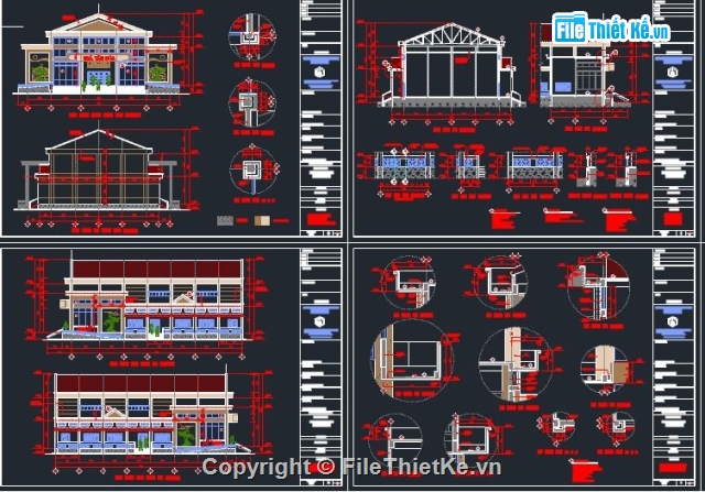 nhà văn hóa,nhà văn hóa huyện,bản vẽ nhà văn hóa,thiết kế nhà văn hóa,nhà văn hóa đẹp