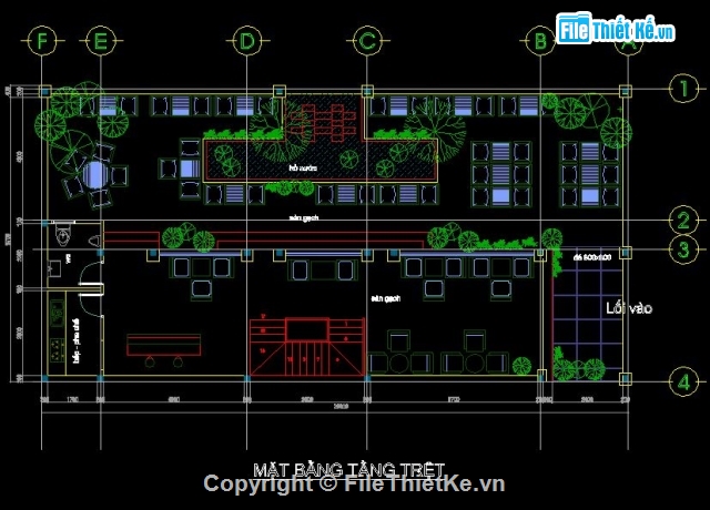 quán cafe,thiết kế quán cafe,bản vẽ quán cà phê tuyệt đẹp,mẫu thiết kế quán cafe