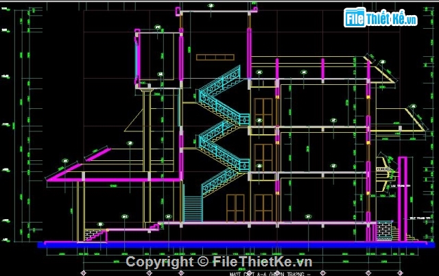 Bản vẽ kiến trúc,kiến trúc UBND Huyện,Huyện Bác ái,bản vẽ UBND huyện,kiến trúc UBND huyện