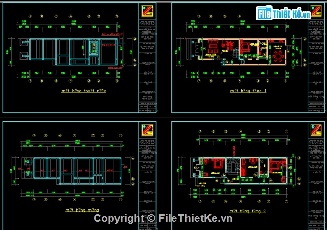 Bản vẽ chi tiết,Kiến trúc nhà phố,Bản vẽ nhà phố,nhà phố 6.17x17.52m