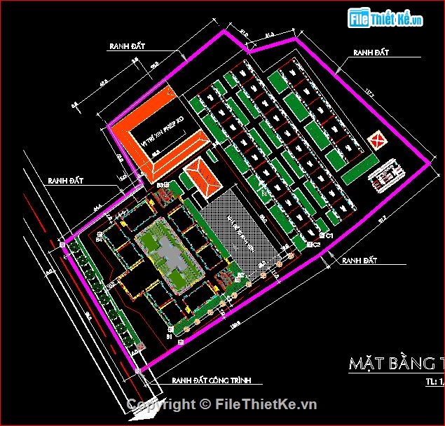 bản vẽ kiến trúc,kiến trúc trường đại học,đại học tây đô,kiến trúc khối nhà chữ U