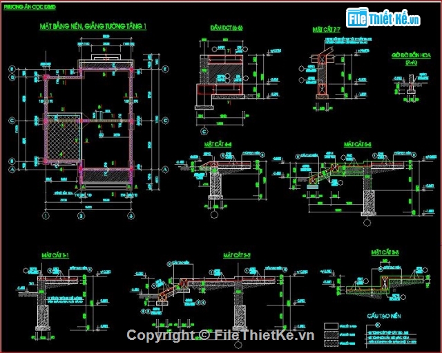 kết cấu biệt thự,kiến trúc biệt thự,bản vẽ biệt thự,biệt thự khu Vinhomes Riverside