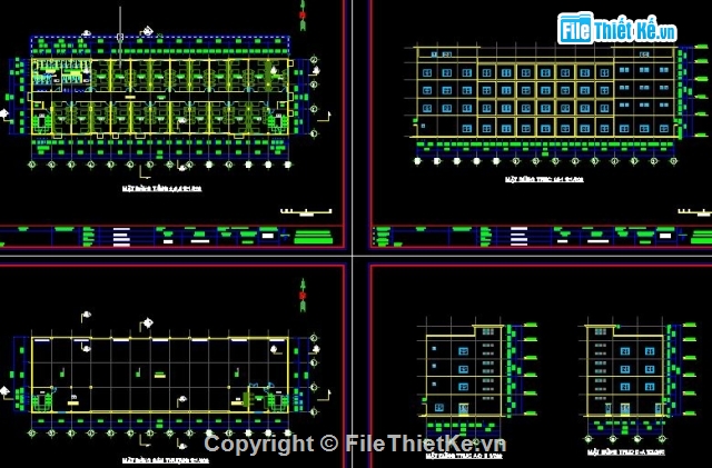 Bản vẽ xưởng sản xuất,Bản vẽ kiến trúc Nhà xưởng,xưởng sản xuất,Xưởng sửa chữa,Nhà bảo vệ,Nhà để xe