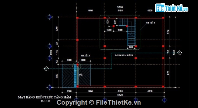Bản vẽ thi công khách sạn 10x12.5m,Bản vẽ khách sạn 1 tầng hầm 5 tầng nổi,Bản vẽ khách sạn 6 tầng kèm dự toán,khách sạn 5 tầng,khách sạn tân cổ điển 5 tầng