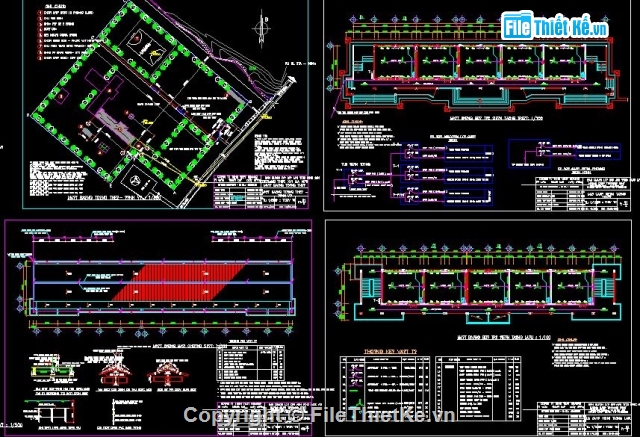 vẽ trường học,trường học,thiết kế kỹ thuật,kiến trúc 2 tầng,kiến trúc trường học