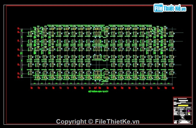 bản vẽ ký túc xá 5 tầng,bản vẽ cad ký túc xá 5 tầng,bản vẽ thiết kế ký túc xá,bản vẽ ký túc xá