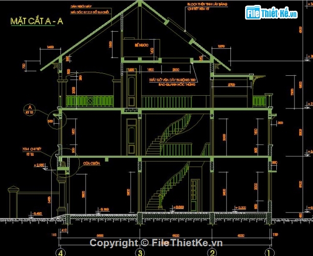 mẫu biệt thự,biệt thự đẹp,bản vẽ biệt thự,biệt thự 3 tầng,nhà kích thước 10 x 18m