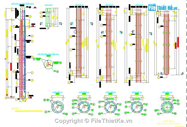 Bản vẽ cậu tạo mố,Thiết kế cấu tạo mố trụ,file cad mố trụ cầu