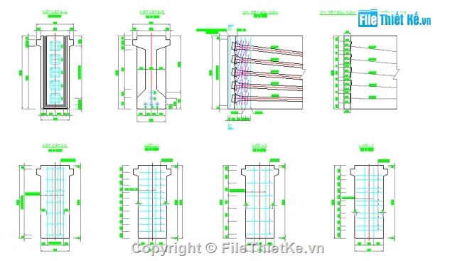 Bản vẽ,mẫu,dầm I 33m,Bản vẽ Cầu dầm 33m,dầm căng sau,Bản vẽ dầm