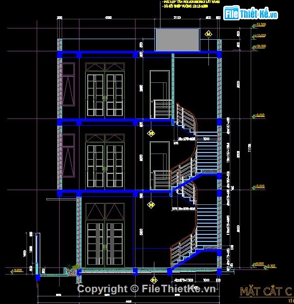 mẫu nhà 3 tầng,nhà kích thước 10.5 x 14.7m,điện nước nhà 3 tầng,kiến trúc nhà 3 tầng