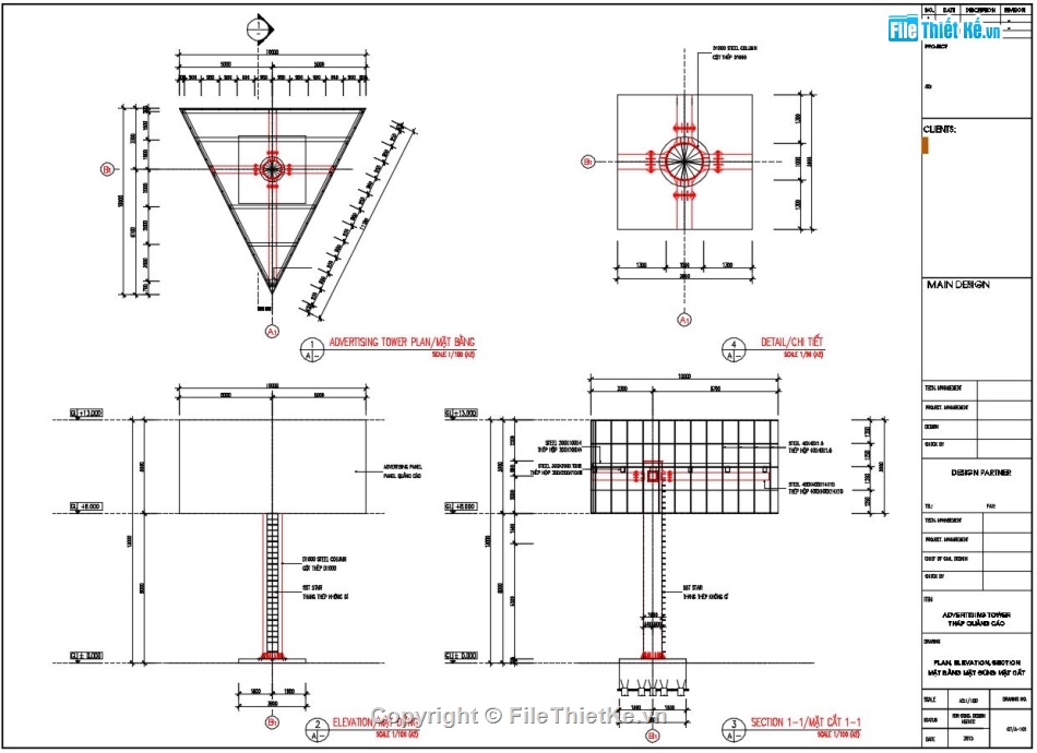 Bản vẽ thiết kế biển quảng cáo,thiết kế biển quảng cáo,biển quảng cáo 3 mặt,thiết kế pano quảng cáo,File cad thiết kế biển quảng cáo,Pano biển quảng cáo 3 mặt