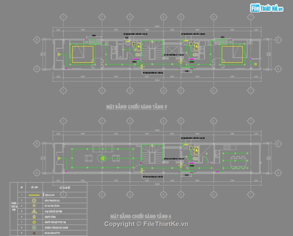 nhà cho thuê 7 tầng,Bản vẽ điện nước,FIle cad điện nước,Thiết kế điện nước,chung cư mini