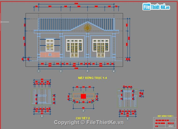 nhà văn hóa,nhà văn hóa thôn,Bản vẽ cad nhà văn hóa