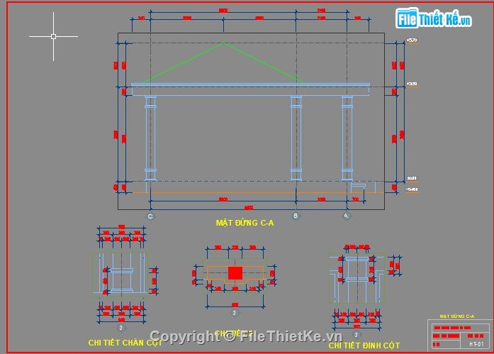 nhà văn hóa,nhà văn hóa thôn,Bản vẽ cad nhà văn hóa