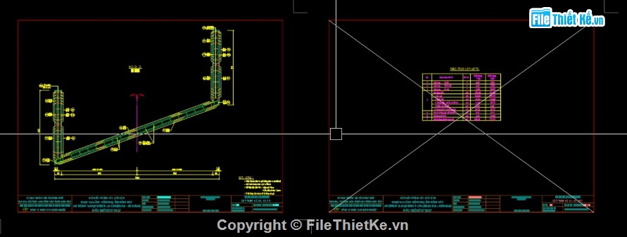 Bản vẽ mố cầu chéo góc,Bản vẽ mố cầu hình chữ U góc xiên,Bản vẽ mố chữ U lệch góc