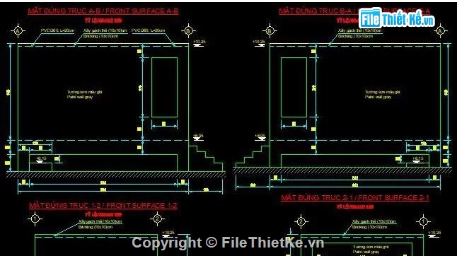 bản vẽ móng trụ Tuabin,Tuabin điện gió,móng trụ Tuabin điện