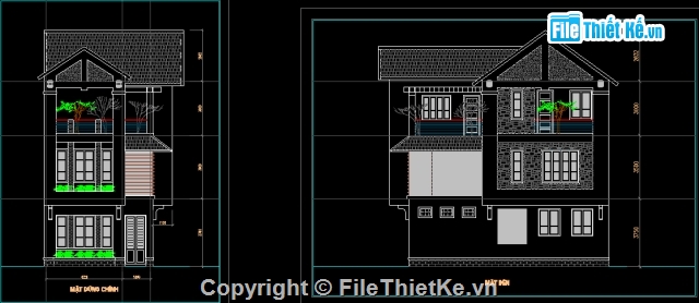 nhà phố 3 tầng,Bản vẽ nhà phố,Nhà 3 tầng,Nhà lô phố,nhà phố 6x11m