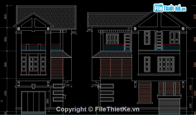 nhà phố 3 tầng,Bản vẽ nhà phố,Nhà 3 tầng,Nhà lô phố,nhà phố 6x11m