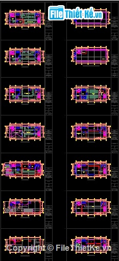 Bản vẽ ngân hàng BIDV Chợ Lớn (11.5x29mx10T),Bản vẽ ngân hàng BIDV,Phương án thiết kế ngân hàng BIDV,bản vẽ ngân hàng BIDV cao 10 tầng