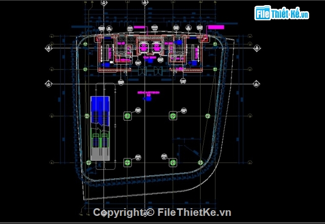 bản vẽ ngân hàng SHB đà nẵng (16 tầng),thiết kế ngân hàng SHB đà nẵng,bản vẽ cad ngân hàng SHB đà nẵng