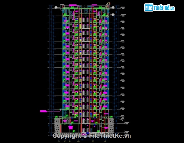 bản vẽ ngân hàng SHB đà nẵng (16 tầng),thiết kế ngân hàng SHB đà nẵng,bản vẽ cad ngân hàng SHB đà nẵng