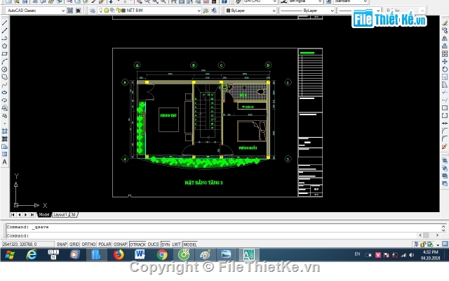 bản vẽ nhà 4 tầng,nhà 4 tầng,4 tầng