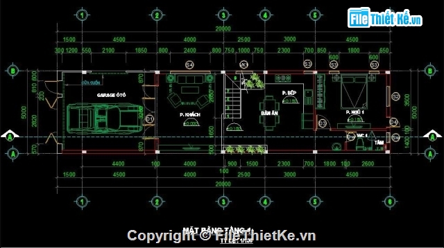 nhà phố 2 tầng,nhà phố 2 tầng 5x20m,bản vẽ nhà 2 tầng,nhà phố kt 5x20m,biệt thự 2 tầng