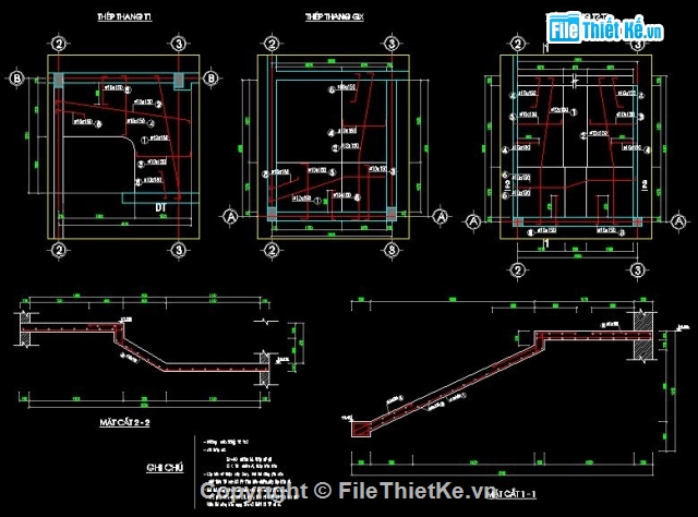 bản vẽ nhà 2 tầng,nhà kích thước 10 x 14m,nhà 2 tầng mái ngói