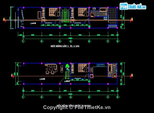 4 tầng,Bản vẽ,kết cấu,kiến trúc 2 tầng,kết cấu 2 tầng