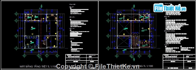 bản vẽ nhà 4 tầng,bản vẽ thiết kế nhà 4 tầng KT 9.6x10.1m,bản vẽ nhà 9.6x10.1m