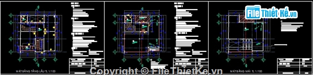 bản vẽ nhà 4 tầng,bản vẽ thiết kế nhà 4 tầng KT 9.6x10.1m,bản vẽ nhà 9.6x10.1m