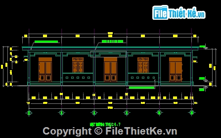 Nhà ăn trường tiểu học,nhà ăn trường học 9.22x18.22m,Mẫu nhà ăn trường học,Bản vẽ nhà ăn trường tiểu học,Bản vẽ nhà ăn trường học