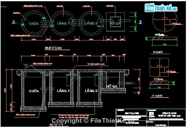 kết cấu biệt thự,biệt thự đẹp,biệt thự 3 tầng,kiến trúc biệt thự,Bản vẽ nhà biệt thự 3 tầng kích thước 9x 9.8m