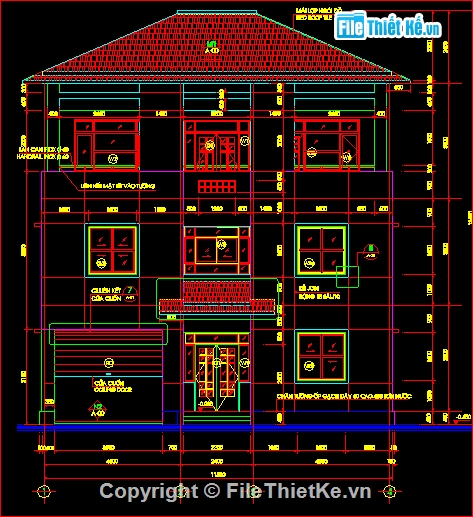biệt thự villa,biệt thự kích thước 11.6 x 11.6m,biệt thự 3 tầng đẹp,điện nước biệt thự